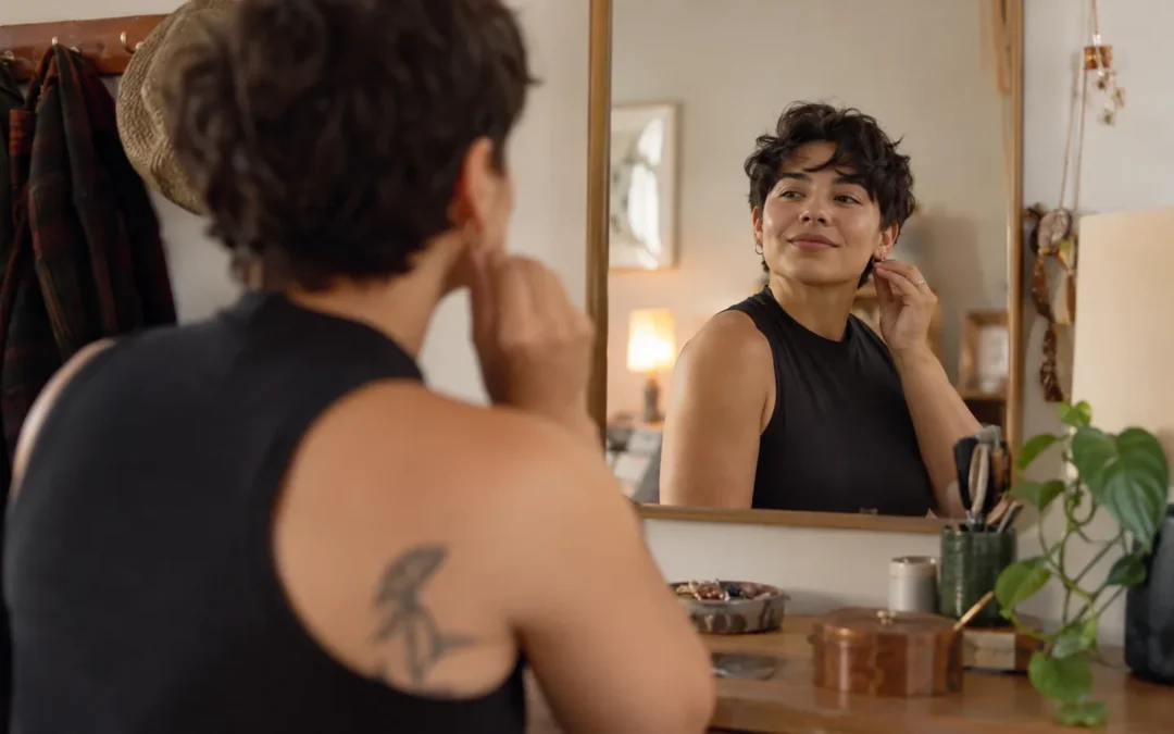 Exploring gender expression: clothes, hair, voice and reversible changes