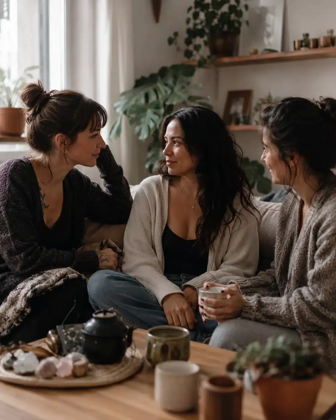 Diálogo y cuidados relacionales en el poliamor Tres mujeres dialogan sobre cuidados, cambios y acuerdos en una relación poliamorosa